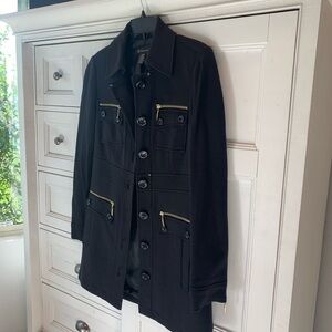INC black coat jacket M